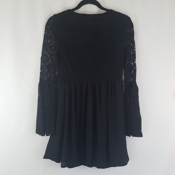 ⬇️ $39 New Womens Black Boho Style Lace Dress - Picture 8 of 8